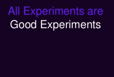 All experiments are good..png