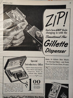 1948 Gillette Dispenser Advertisement.jpg