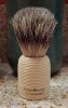$Ever-Ready 250 Art Deco Style Shaving Brush Banded Badger and Boar Hair Knot Bloom Detail Full V.JP