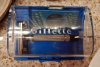 $Gillette 1951 Black Tip Super Speed Razor Date Code W2 Steel Handle with Closed Blue  Styrene Ca.jp