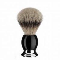 Nr. 93 K 44 Sophist - shaving brush, silvertip badger, high-grade resin bla