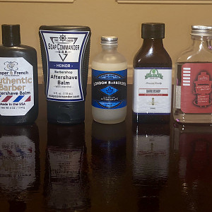 After shave  shaves and balm