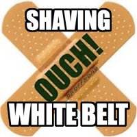 Shaving White Belt.jpg