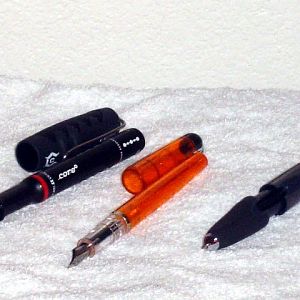 Rotring and Waterman Fountain Pens, Cross Gel Pen
