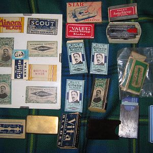 Assorted English Razor Blades