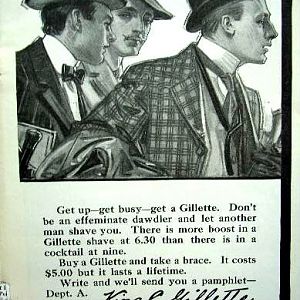 Gillette Ad - 1910? page 2