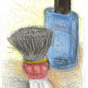 Brush and Cologne Paint