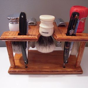 Custom Brush and Razor Stand