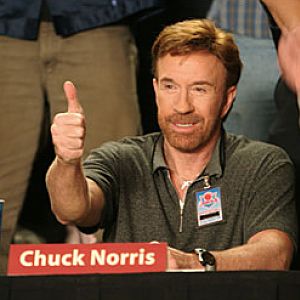 Chuck Norris thumbs up