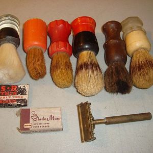 6 brush handles