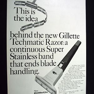 Gillette Techmatic Ad