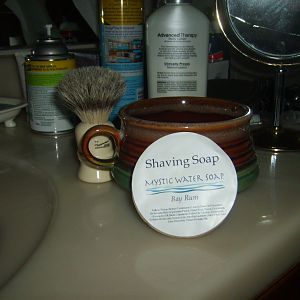 Mystic water shave soap