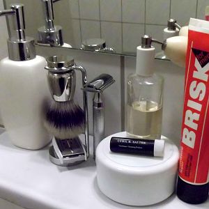 My shaving equipment :-)