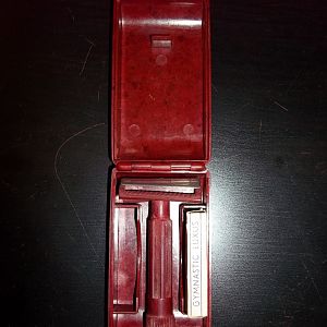 A Sonnal Slant Razor in its Original Package