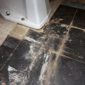 Uh oh, damaged floor!