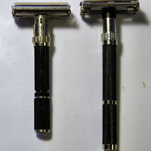 Black Gillette adjustable and Parker 96R