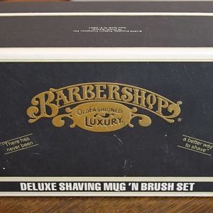 NOS 1976 barber shop shaving set