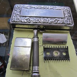Gillette '20's Old Type Pocket Edition - before cleaning