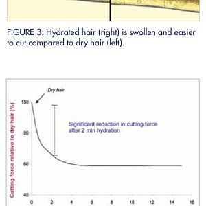 Gillette charts on beard hydration