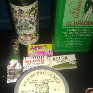 My shaving stuff