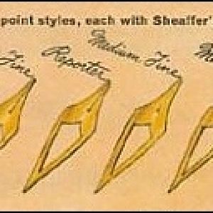 Sheaffer PFM nibs