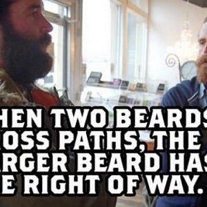 When Two Beards Meet