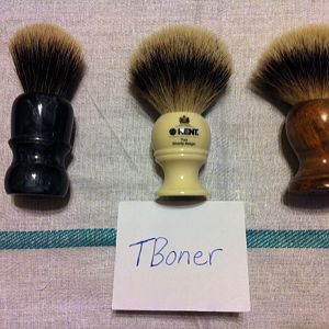 Three brushes