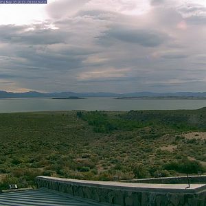 clouds over Mono Lake