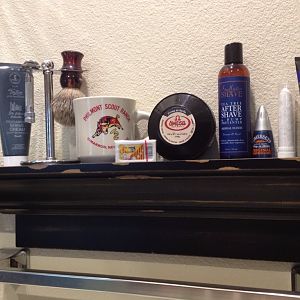 My little shaving corner