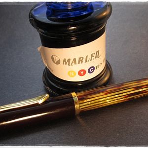 Pelikan 400 tortoise Marlen ink