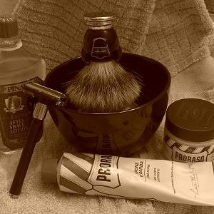 My first shave kit.