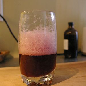 Water Kefir Soda (home made) - Concord grape flavoured