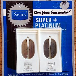 Sears Roebuck super+ platinum blades