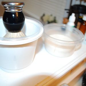 DIY shave scuttle