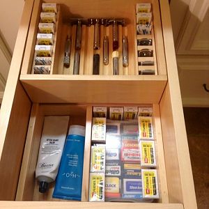 Razor Box Drawer and Cabinet Facelift