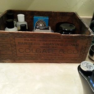 Early 1900's Colgate Shave Soap Box