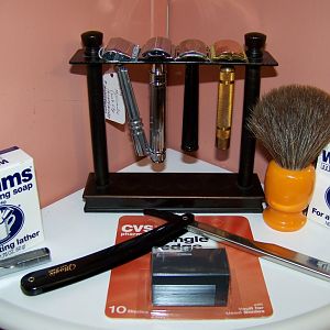 Shave den and collection