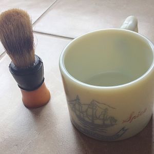 Old spice mug and Fuller brush