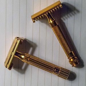 Gold Ball Handled Long Comb New and 1951 Aristocrat