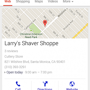 Larry's Shaver Shoppe