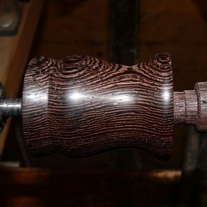 Turning a Tulip handle from wenge