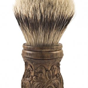 Wooden silvertip shaving brush