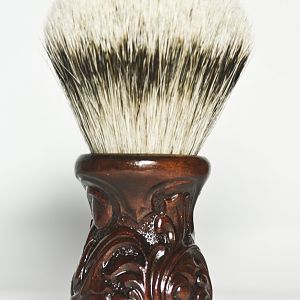 Wooden silvertip shaving brush