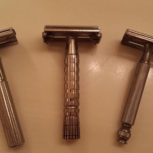 My razors - Fat Tech, Red Tip, Ball Tech