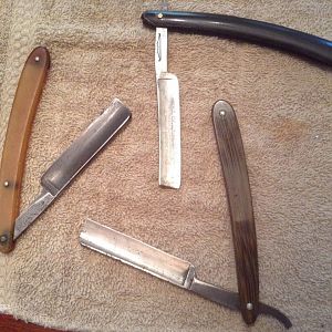 Vintage straight razors