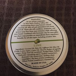 Taconic Lime Shave Soap