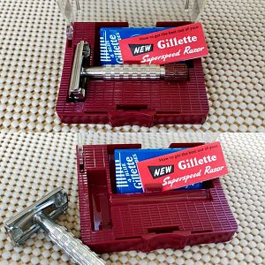 Gillette English Red Flare Tip Rocket Super Speed