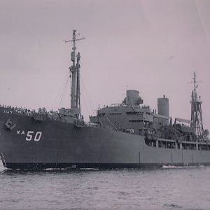 USS Veritas AKA 50 My Father Coy Brown Stationed Onboard