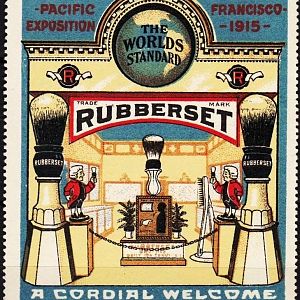 Rubberset stamp from 1915 World's Fair