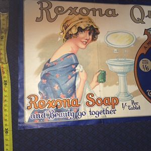 1920's Rexona poster original